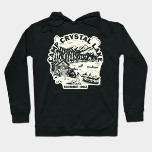 Camp Crystal Lake Summer '82 (on dark) Hoodie